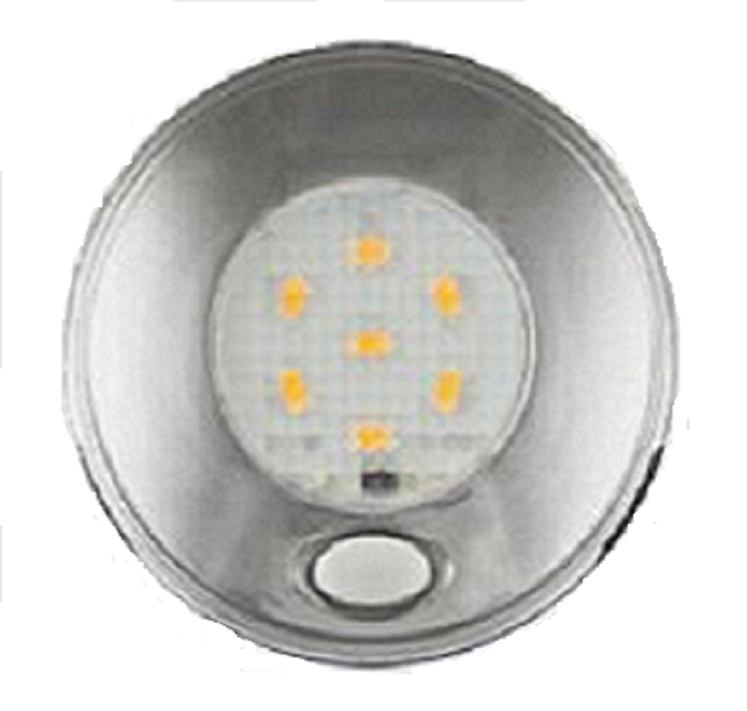 LED Autolamps Round Interior Lamps 79mm with Switch