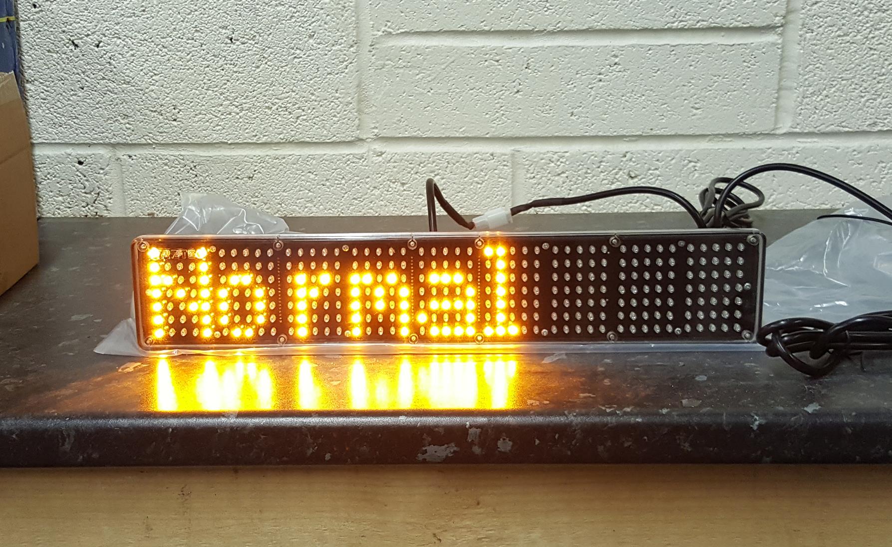 Haztec 464mm LED message display