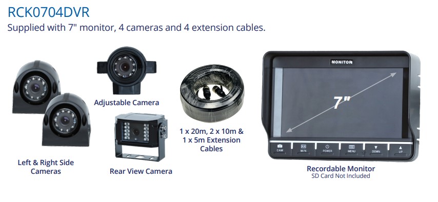 LAP RCK series Reversing Camera Kit