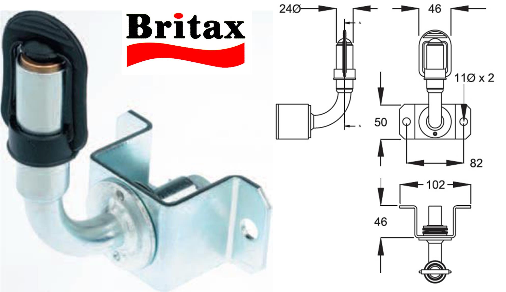 Britax DIN Plug-In Adaptor Socket
