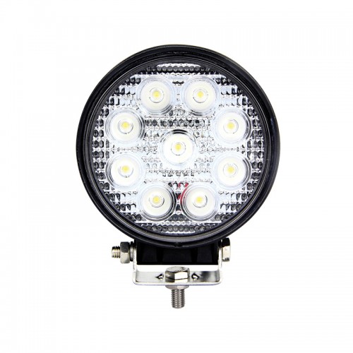 LED Autolamps Round 9 x 3W LED Work Lamp