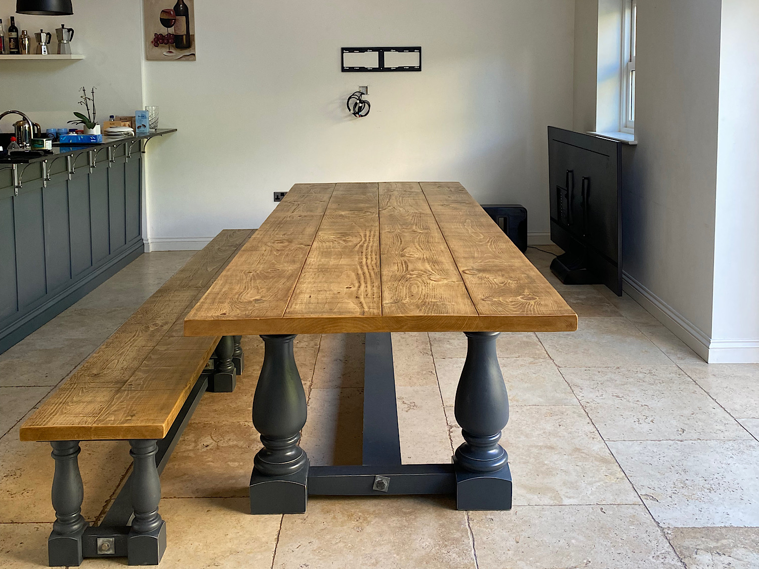Hand Made Rustic Dining Table to die for!