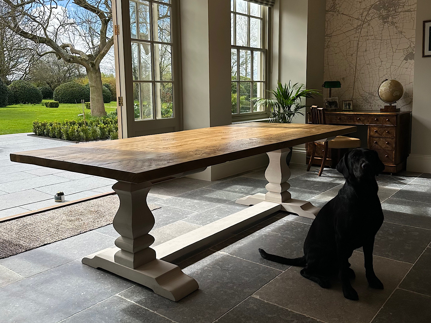 The favoured table for your home is by Tom Marsh Furniture, voted by dogs.