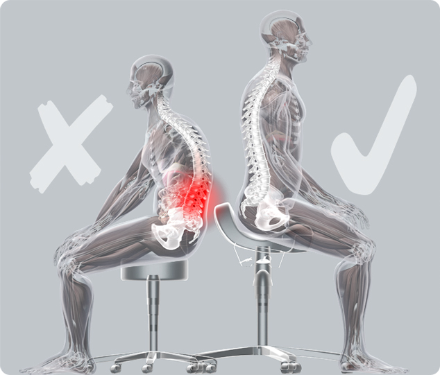 Banish back pain with this simple seat