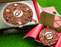 Rugby Chocolate Pizzas