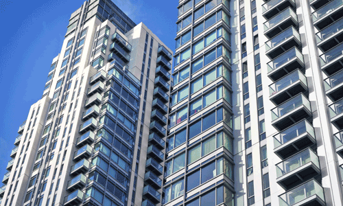 High rise apartments