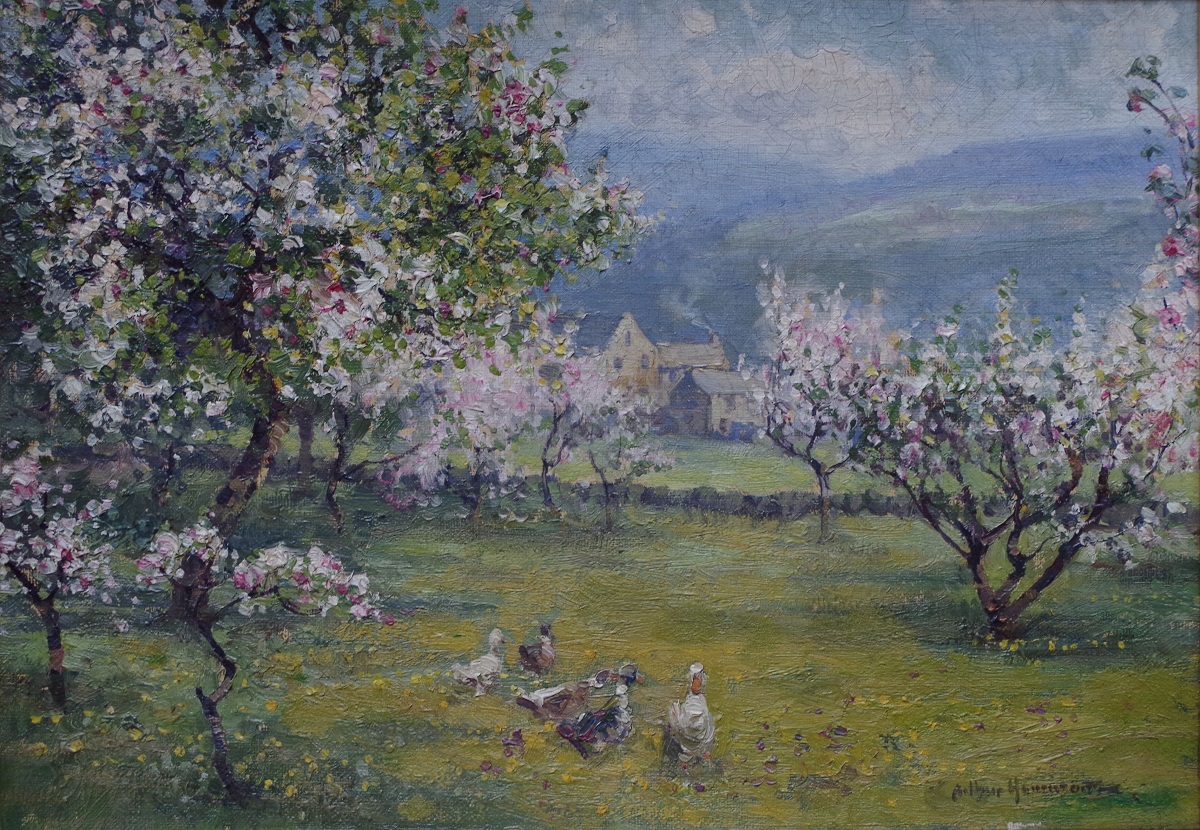 The Parson’s Orchard, Youlgreave, Derbyshire – Spring 1908