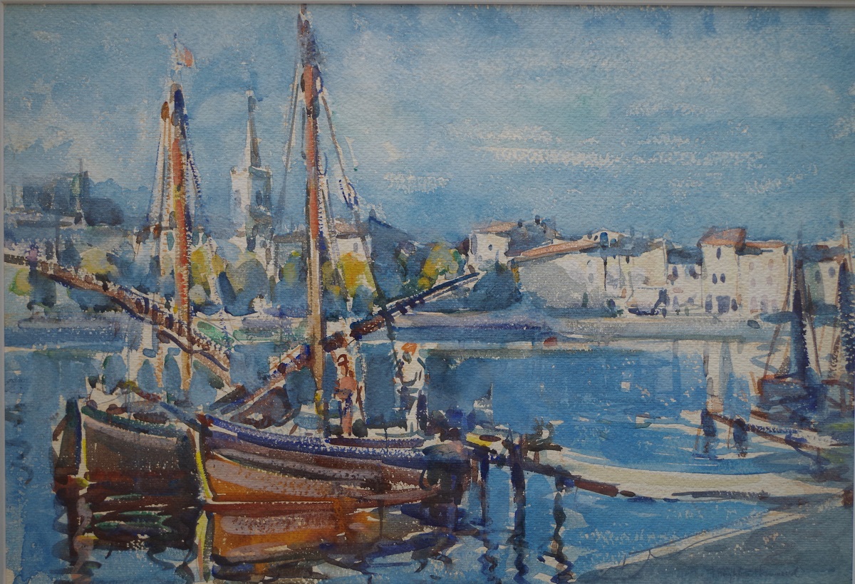 Sailing boats in harbour