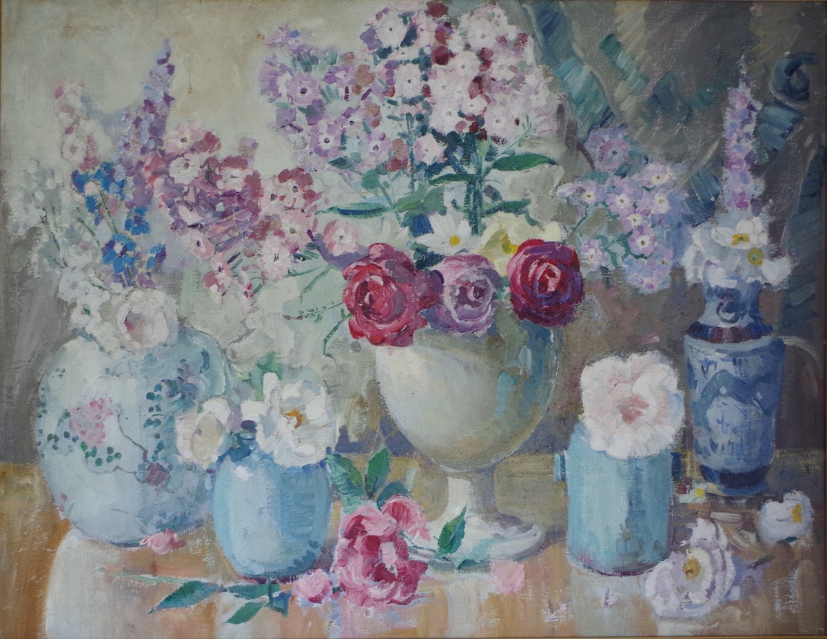 Flowers with vases