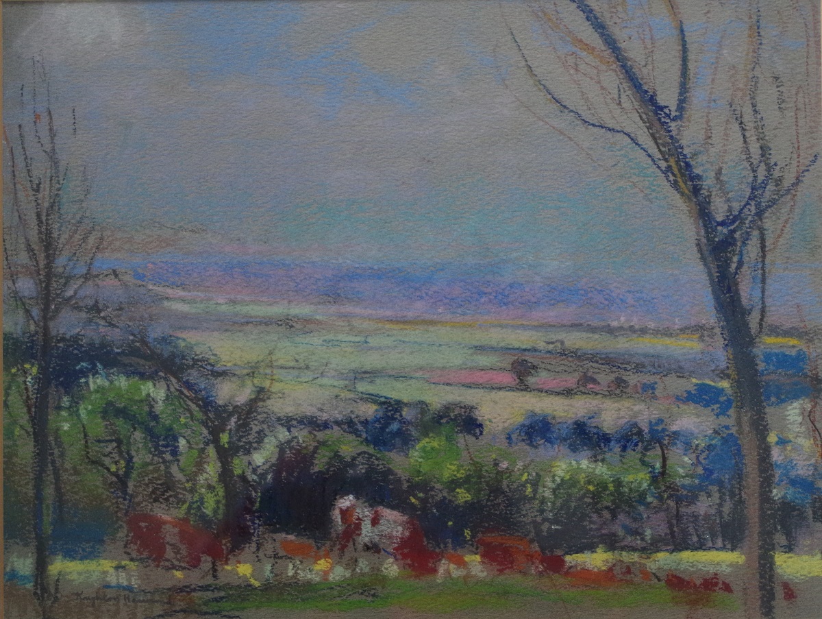 Landscape with Grazing Cattle