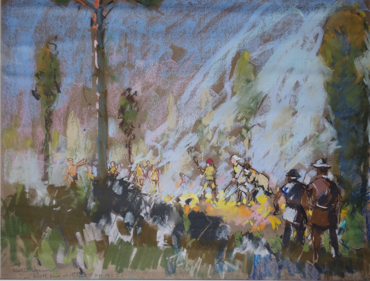 Heath Fires at Churt, Surrey