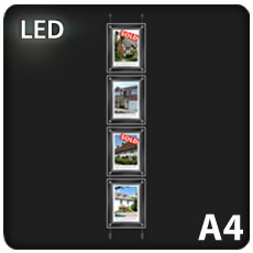 4 x A4 LED Light Pockets