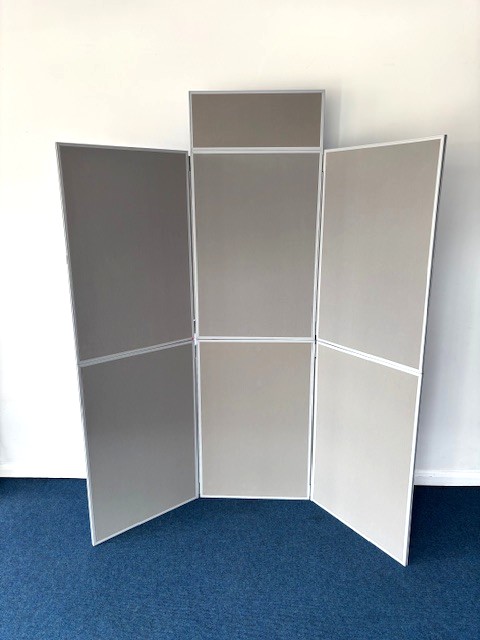 Clearance (ex-demo or hire kit) 6 panel 900 x 600mm folding kit showing new grey side.