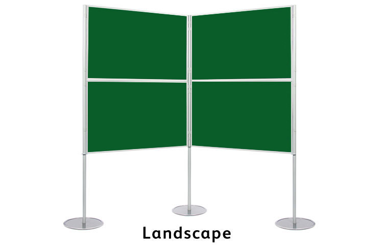 Landscape display boards