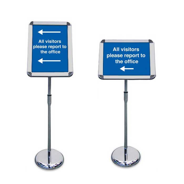 A3 sign stand for landscape & portrait posters