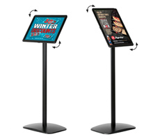 Black Saturn A3 Sign Holders