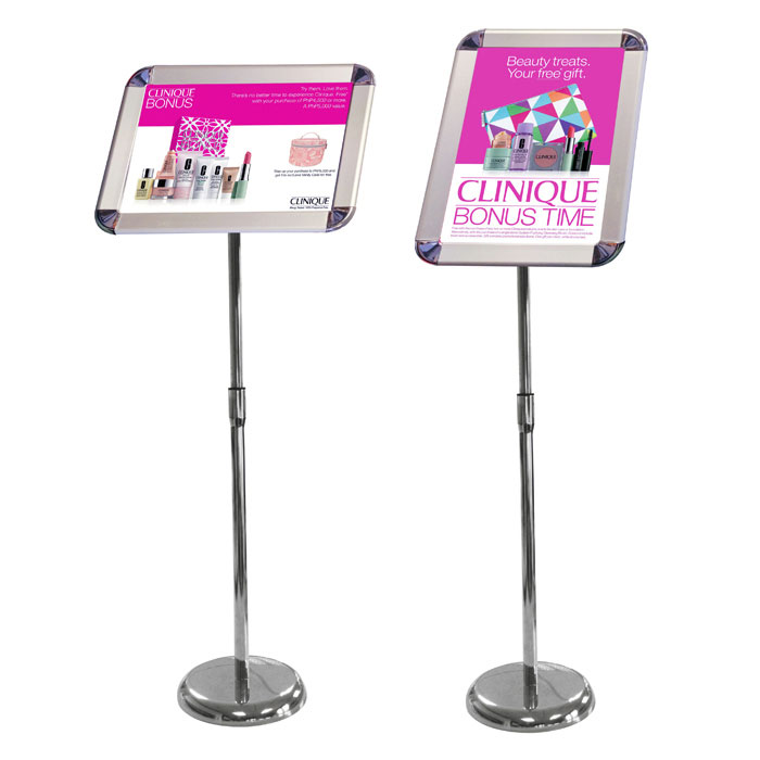 A3 Sign stand with rotating head
