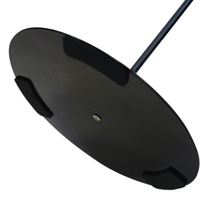 Sturdy metal base with anti-slip/anti-scratch base
