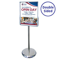 Mercury A2 Portrait Double Sided Sign Holder