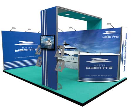 5m x 3m Exhibition Stand Example