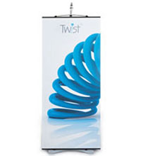 Twist Banner Stand - All Inclusive