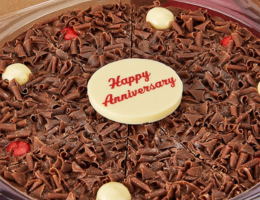 Happy Anniversary Chocolate Pizza
