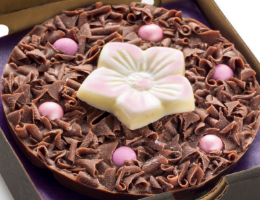 Flower Mini Chocolate Pizza