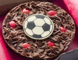 Football Mini Chocolate Pizza