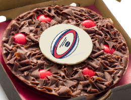 Rugby Mini Chocolate Pizza