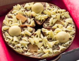 Salted Caramel Mini Chocolate Pizza
