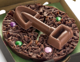 Gardening Spade Mini Chocolate Pizza