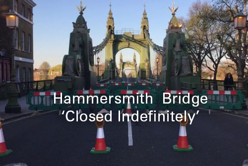 Hammersmith Bridge 'closed indefinitely'