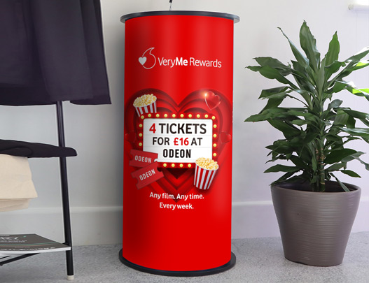 Round Exhibition Podium