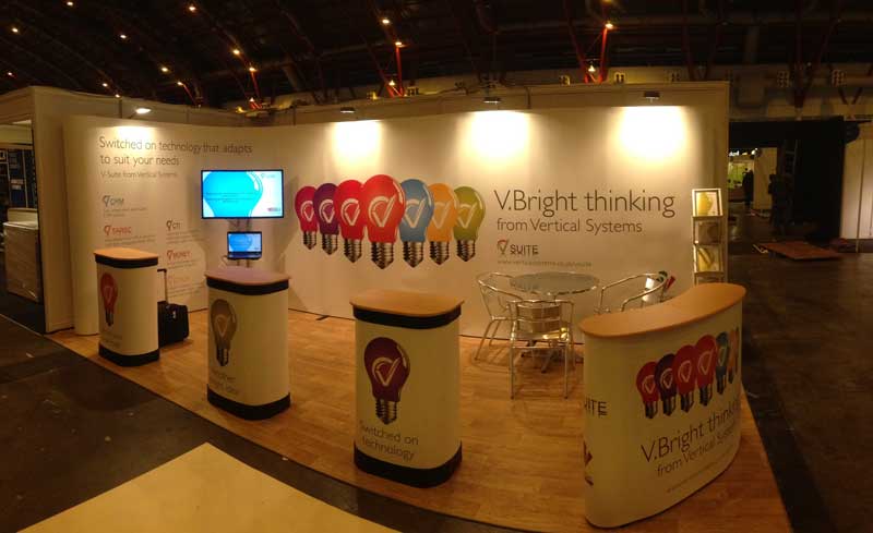Pop-up stand L-shaped-popup-exhibition-stand
