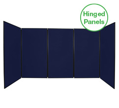 Jumbo 5 Panel FOLDING Display Boards 1810mm high x 923mm wide