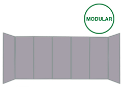 Jumbo 7 Panel MODULAR Display Boards 1810mm high x 923mm wide
