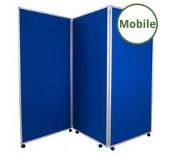 Mobile Display Boards - 3 Panels 1810mm high x 923mm wide