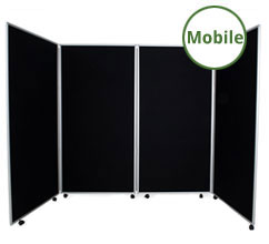 Mobile Display Boards - 4 Panels 1810mm high x 923mm wide