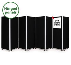 8 Panel Concertina Screen 1800mm (h)