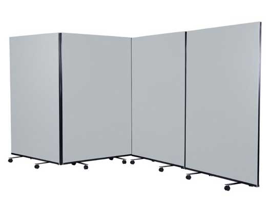 Mobile Office Screens - Quadruple Set