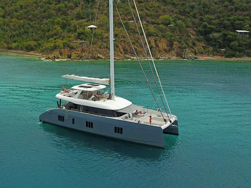 New luxury crewed catamarans in the US Virgin Islands
