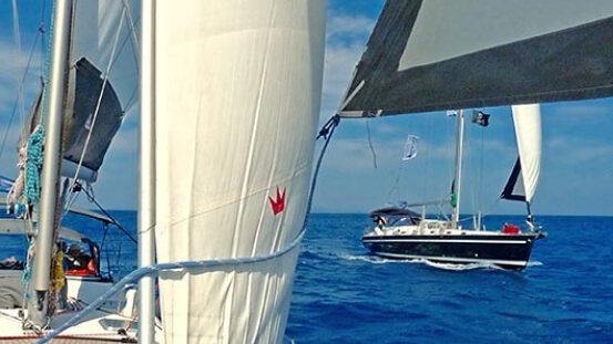 Sailing cruise Greece a windy week