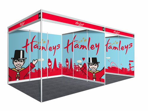 Exhibition wall graphic panels Exhibition wall graphics