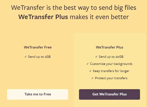 WeTransfer Take Me To Free WeTransfer Take Me To Free